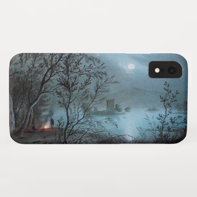 COQUES Case-Mate iPhone PAYSAGE ROMANTIQUE NOCTURNE EN BLEU (Dos (Horizontal))