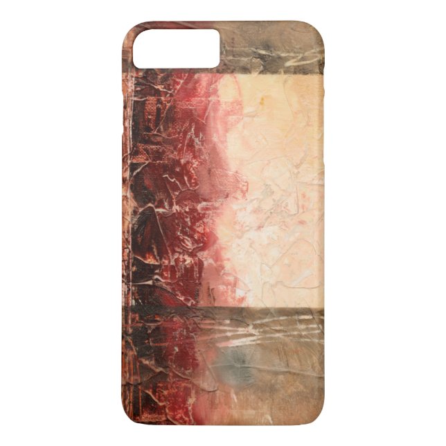 Coques Case-Mate iPhone Paysage rouge Abstrait (Dos)