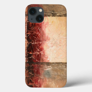 iPhone 13 Coque Paysage rouge abstrait
