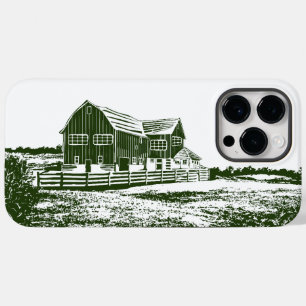 Coque Case-Mate iPhone Paysage rural maison de ferme de style coupe
