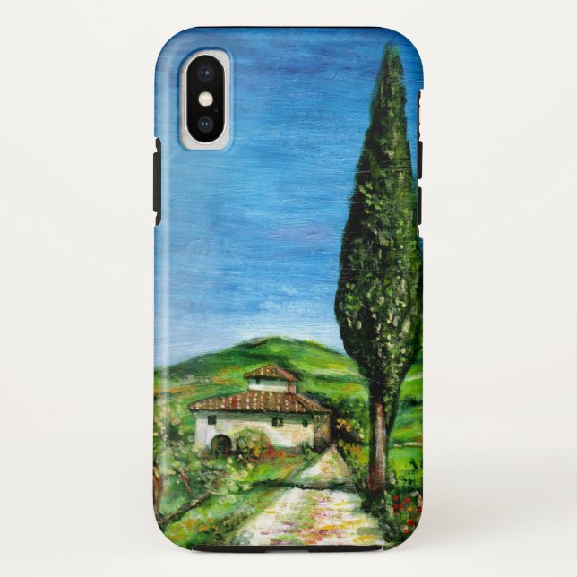 COQUES Case-Mate iPhone PAYSAGE TOSCANE / ANCIENNE FERME EN CHIANTI (Dos)