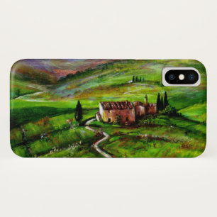 COQUES POUR iPhone PAYSAGE TOSCANE AUX COLLINES VERTES