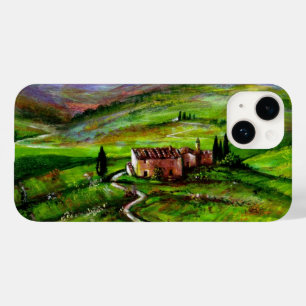 COQUES POUR iPhone PAYSAGE TOSCANE AUX COLLINES VERTES