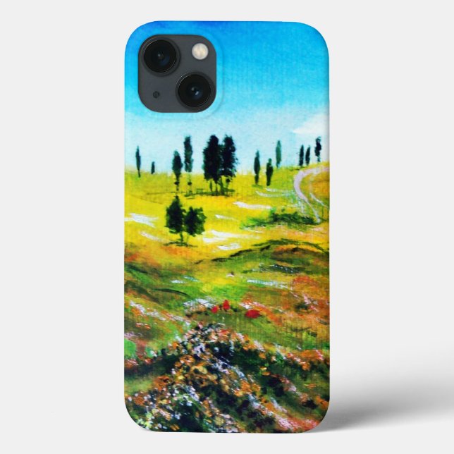 COQUES Case-Mate iPhone PAYSAGE TOSCANE AVEC POPIES (Verso)