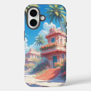 Coque Pour iPhone 16 Paysage tropical