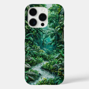 Coque iPhone 16 Pro Paysage Tropical d'Été Nature Exotique