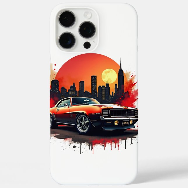 Coques Case-Mate iPhone Paysage urbain de Camaro (Verso)