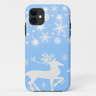 Coque Case-Mate Pour iPhone Paysages naturels Saisons Hiver Feu de neige Cerf