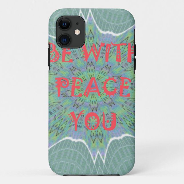 Coques Case-Mate iPhone Peace Be With You Inspirational Graphic Art Text (Dos)