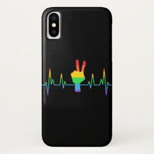 Case-Mate iPhone Case Peace Gay Hearbeat LGBT