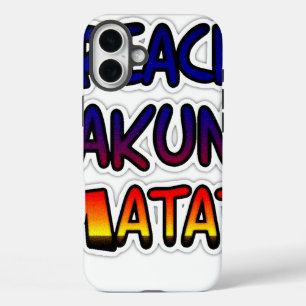 Coques iPhone 16 Plus Peace Hakuna Matata Cadeaux Produits