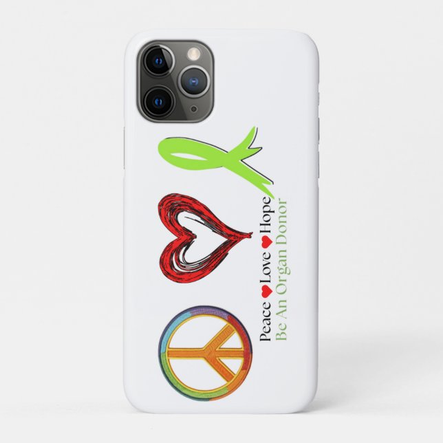 Coques Case-Mate iPhone Peace Love and Hope (Dos)