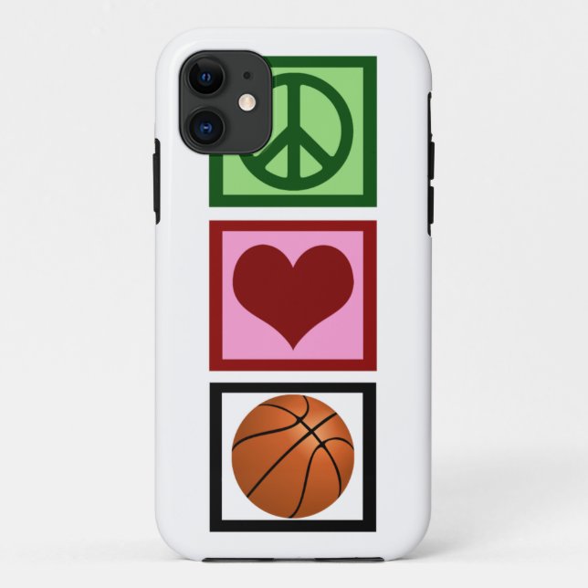 Coques Case-Mate iPhone Peace Love Basket (Dos)