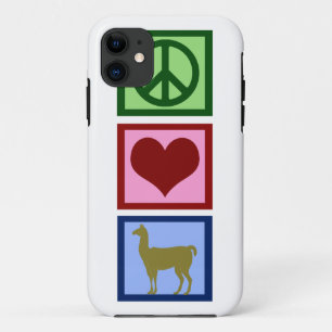 Etui iPhone Case-Mate Peace Love Llamas