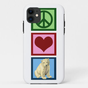 Etui iPhone Case-Mate Peace Love Ours polaires
