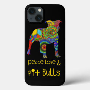Etui iPhone Case-Mate "Peace Love & Pit Bulls" Pop Art iPhone Case