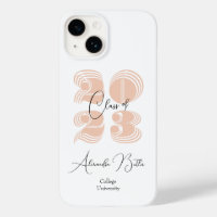 Peachy Grad Custom Name Classe de 2023 Graduation