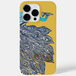Coque Pour Pour iPhone 14 Pro Max Peacock Art Déco
