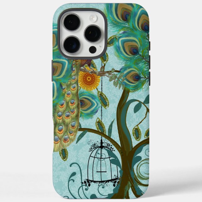 Coques Case-Mate iPhone Peacock Birdcage Damas (Verso)
