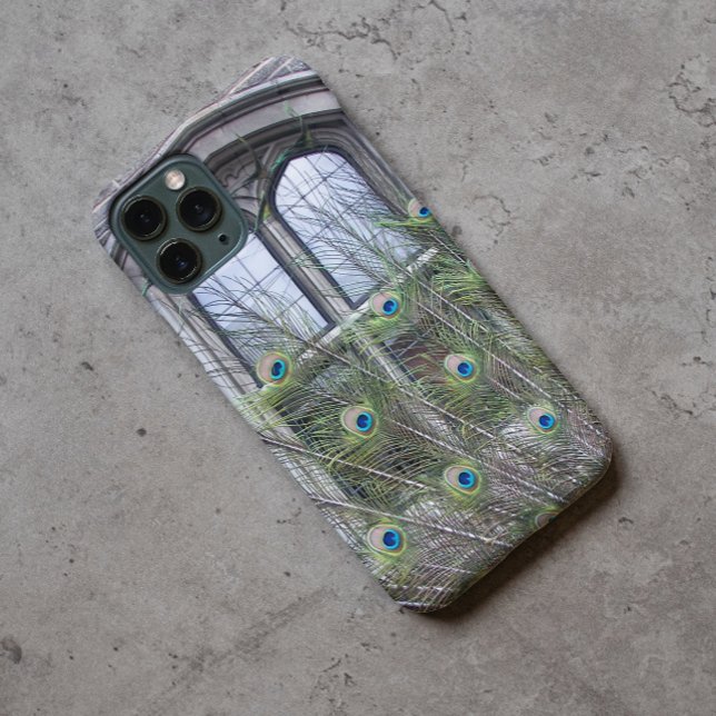 Coques Case-Mate iPhone Peacock Feathers et Gothic Windows Photo (In Situ)