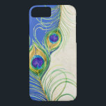 Coque iPhone 7 Peacock Feathers Royal Damask Personnalisé Names<br><div class="desc">COLLECTION DE CONCEPTION : Il s'agit d'un coque de concepteur Mini IPad coordonné qui correspond à &quot ; Peacock Feathers&quot ; ensemble mariage. Doté de plumes Peacock stylisées et de couleur pastel, avec votre choix de couleur arrière - plan. Les plumes ont un motif tourbillon naturel et sont disposés sur...</div>