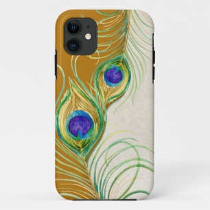 Coque Case-Mate iPhone Peacock Feathers Royal Damask Personnalisé Names