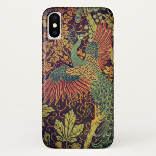 Case-Mate iPhone Case Peacock feuille de chêne victorienne jacquard brun