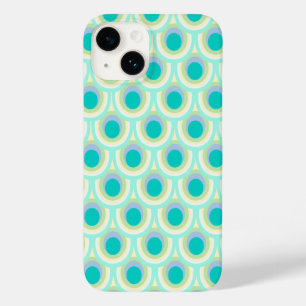 Coque Case-Mate iPhone Peacock motif menthe aqua vert