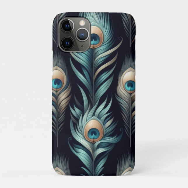 Coques Case-Mate iPhone Peacock Plumes (Dos)