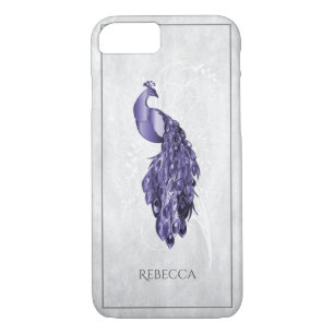 Case-Mate iPhone Case Peacock Purple Elegant Personnalisé