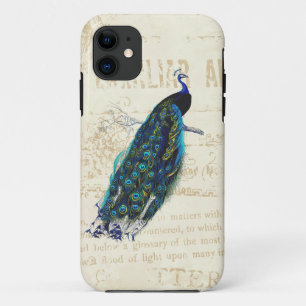 Coque iPhone 11 Peacock vintage