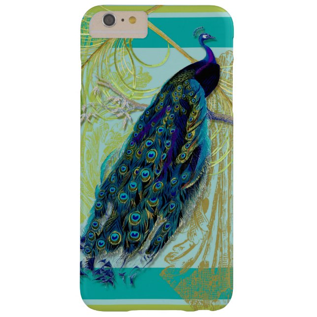Coques Case-Mate iPhone Peacock vintage avec perruques gravées n Plumes Ar (Dos)