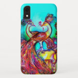 Case-Mate iPhone CASE PEACOCKS EN AMOUR<br><div class="desc">Elégante peinture à l'aquarelle fantaisie avec feuille d'or et d'argent. Voir des cadeaux plus personnalisés de Zazzle. Faites des cadeaux personnalisés à Zazzle. créez et achetez des produits personnalisés à Zazzle</div>