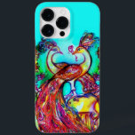 COQUE Case-Mate iPhone PEACOCKS EN AMOUR<br><div class="desc">Elégante peinture à l'aquarelle fantaisie avec feuille d'or et d'argent. Voir des cadeaux plus personnalisés de Zazzle. Faites des cadeaux personnalisés à Zazzle. créez et achetez des produits personnalisés à Zazzle</div>