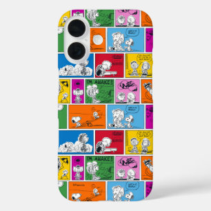 Coque Pour iPhone 16 PEANUTS   Classic Comic Motif