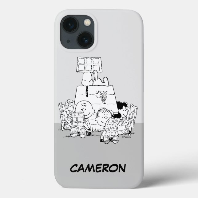 Coques Case-Mate iPhone Peanuts Gang Lecture Comics (Verso)