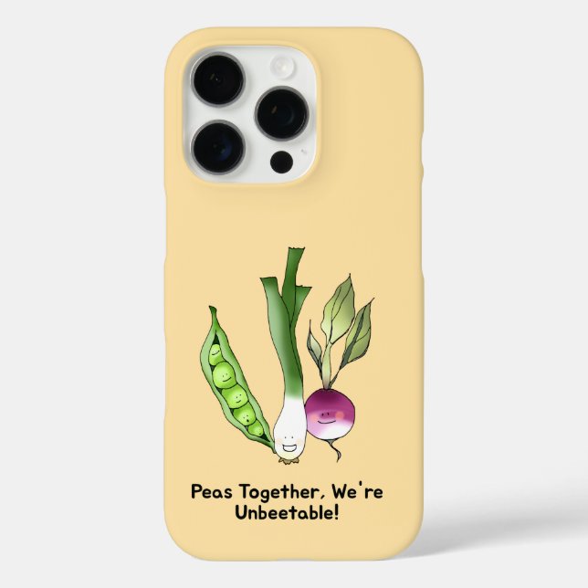 Coques Case-Mate iPhone Peas et Veggie meilleur amis Pun (Verso)