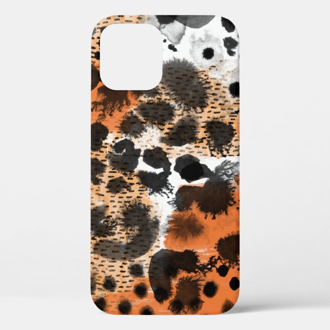 Coques Case-Mate iPhone Peau animale : motif léopard créatif. (Verso)