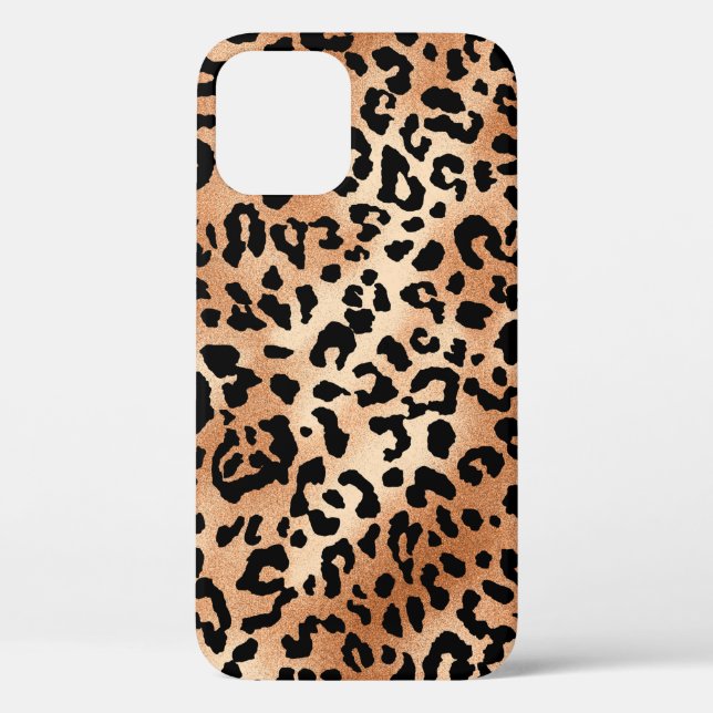 Coques Case-Mate iPhone peau de léopard. Design élégant de blouse avec léo (Verso)