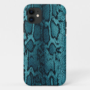 Coque Case-Mate iPhone Peau de serpent de turquoise