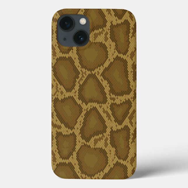 Coques Case-Mate iPhone Peau de serpent, motif de reptile (Verso)