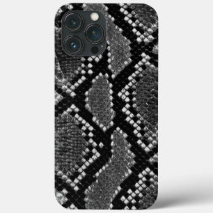 Case-Mate iPhone Case Peau de serpent noir et blanc