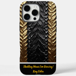 Coque iPhone 16 Pro Max Peau de serpent venimeux