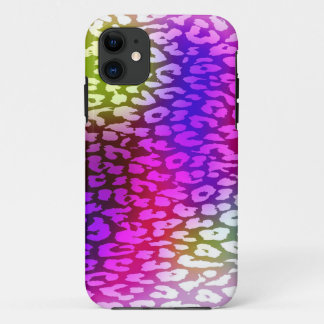 Etui iPhone Case-Mate Peau empreinte de léopard rose-violet rétro