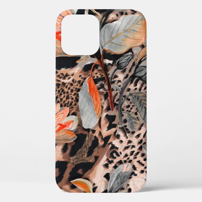 Coques Case-Mate iPhone Peaux animales d'afrique sauvage avec patte de fle (Verso)