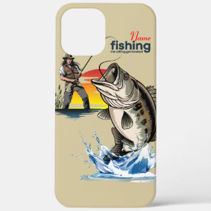 Case-Mate iPhone Case Pêche à la basse vintage Graphisme [Femme] 