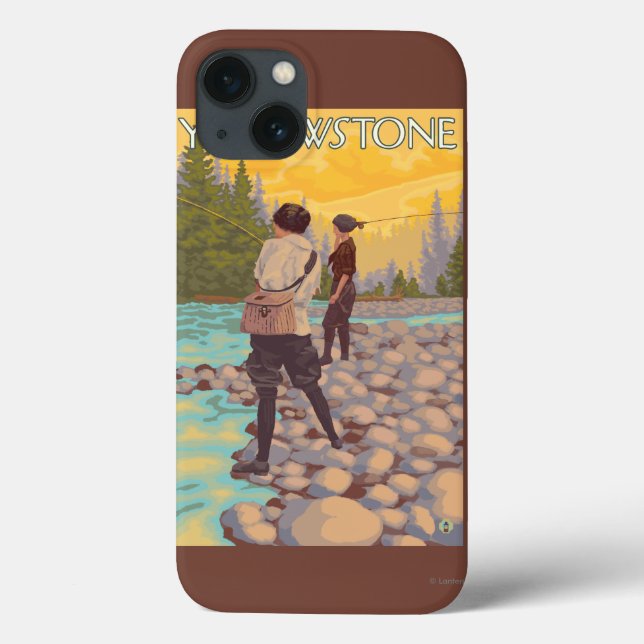 Coques Case-Mate iPhone Pêche à la mouche - Parc national de Yellowstone (Verso)