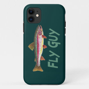 Coque iPhone 11 Pêche à la truite arc-en-ciel