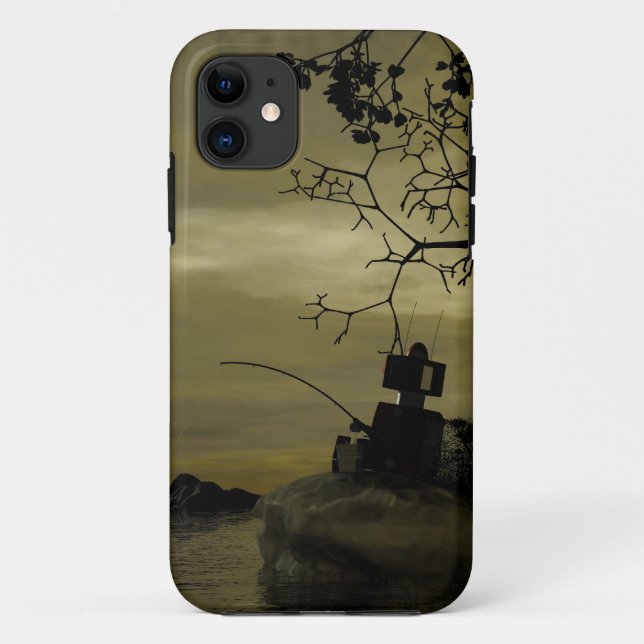 Coques Case-Mate iPhone Pêche aux robots (Dos)