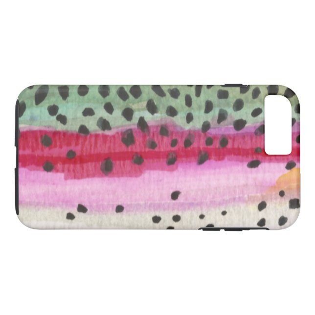 Coques Case-Mate iPhone Pêche de mouche à truite arc-en-ciel (Dos (Horizontal))